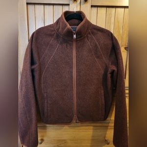 Athleta, fleece full zip jacket